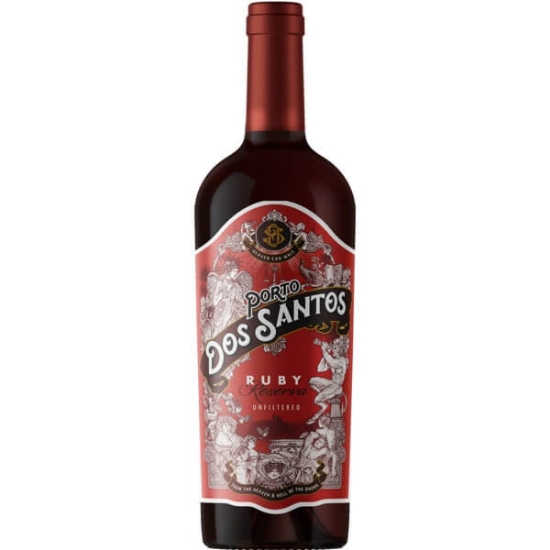 Imagem de Vinho do Porto Ruby Reserva DOS SANTOS garrafa 75cl