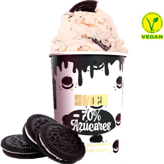 Imagem de Gelado Vegetal Baunilha e Cookies Vegan SWEE emb.500ml