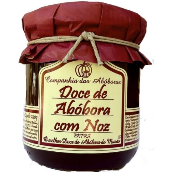 Imagem de Doce de Abóbora com Noz COMPANHIA DAS ABÓBORAS frasco 200g