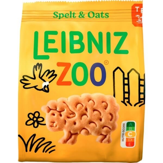 Imagem de Bolachas Zoo de Espelta e Aveia Leibniz BAHLSEN emb.00125g