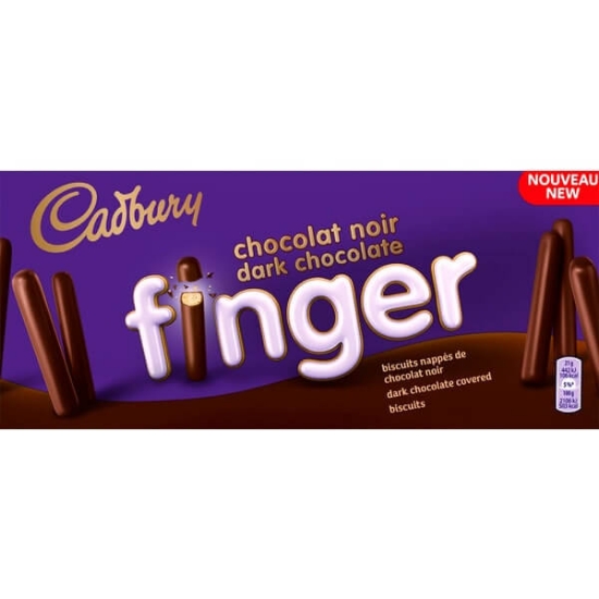 Imagem de Chocolate Dark Finger CADBURY emb.114g