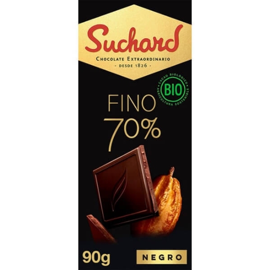 Imagem de Chocolate Negro Fino 70% Cacau Bio SUCHARD tablete 90g