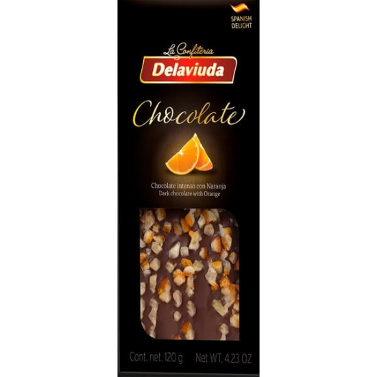 Imagem de Chocolate Preto de Laranja DELAVIUDA emb.120g