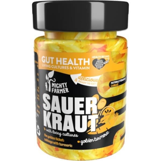 Imagem de Sauerkraut Açafrão MIGHTY FARMER frasco 320g