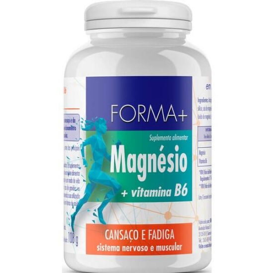 Imagem de Magnésio + Vitamina B6 Cansaço e Fadiga FORMA + frasco 90 unidades