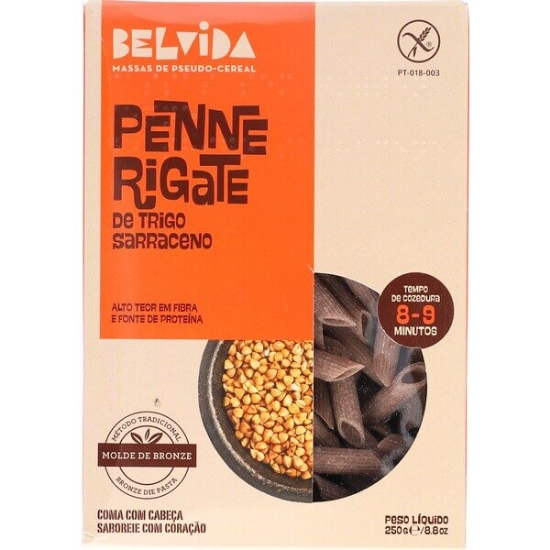 Imagem de Penne Rigate de Trigo Sarraceno BELVIDA emb.250g