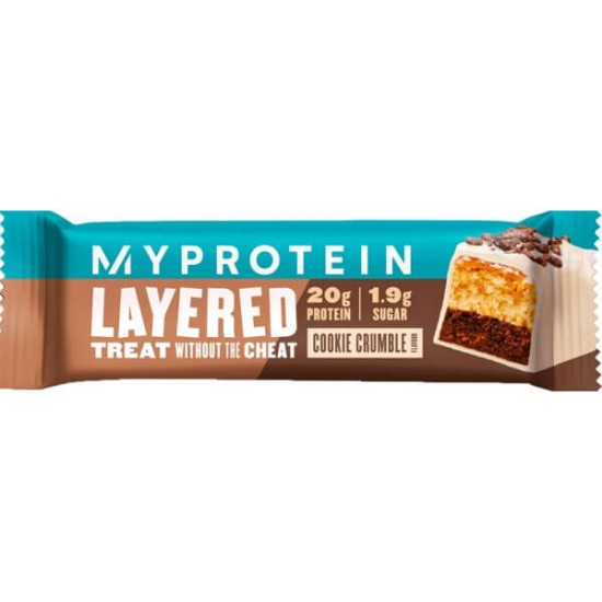 Imagem de Barra Layered Cookie e Cramble MYPROTEIN emb.60g