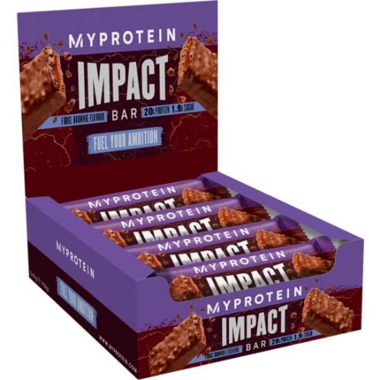 Imagem de Barra Impact Brownie Fudge MYPROTEIN emb.64g