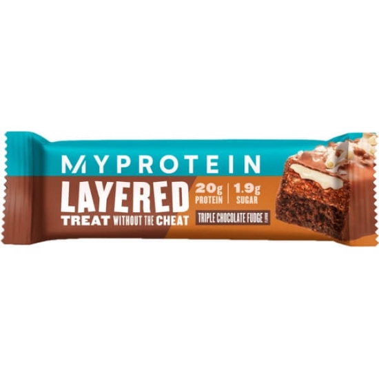 Imagem de Barra Layered Triplo Chocolate MYPROTEIN emb.60g