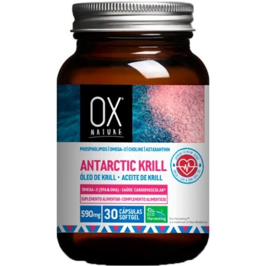 Imagem de Óleo de Krill Selvagem OX NATURE emb.30 cápsulas