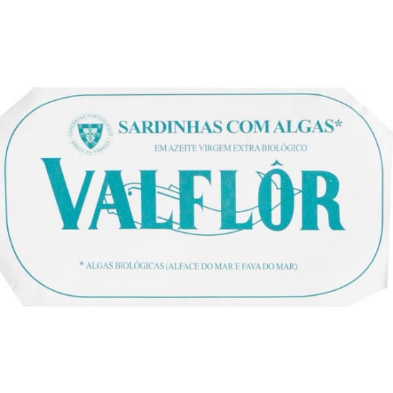 Imagem de Sardinhas com Algas em Azeite Virgem Extra Biológico VALFLOR emb.120g