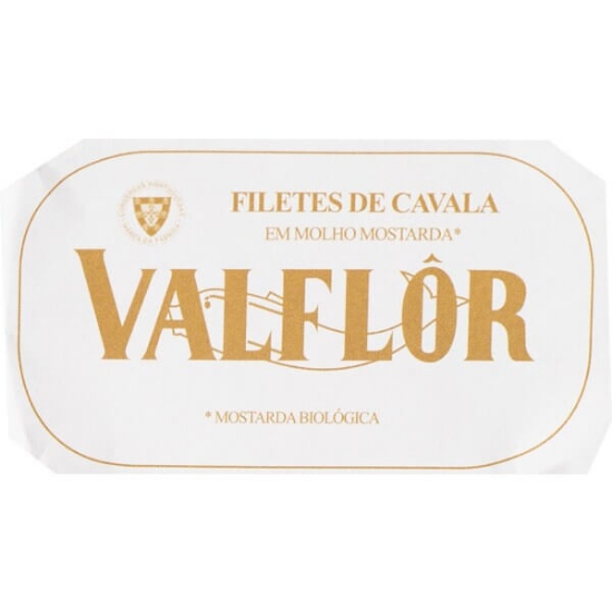 Imagem de Filetes de Cavala em Molho Mostarda VALFLOR emb.120g