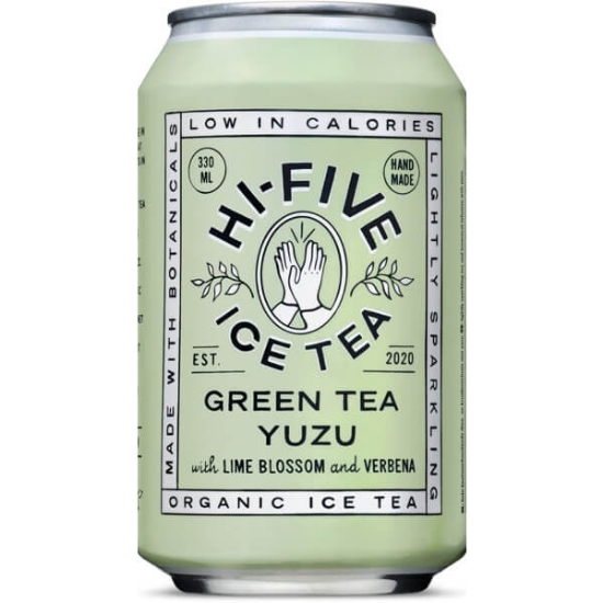 Imagem de Verde com Yuzu HI-FIVE ICE TEA lata 330ml