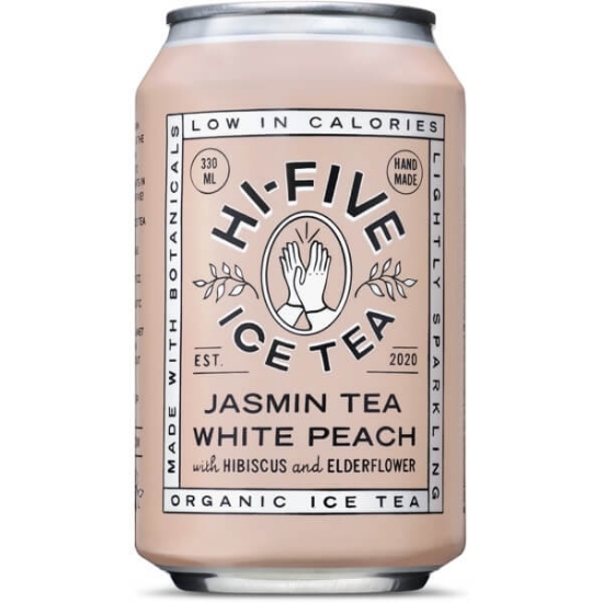 Imagem de Ice Tea de Jasmim com Pêssego HI-FIVE lata 330ml