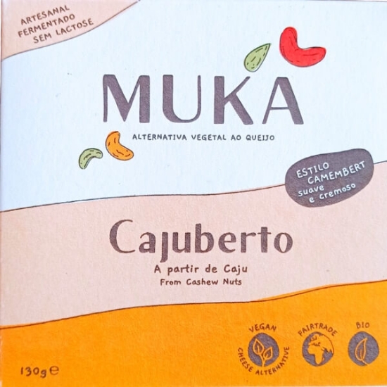 Imagem de Alternativa Vegetal ao Queijo Bio Vegan MUKA CAJUBERTO emb.130g