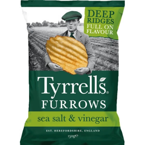 Imagem de Batatas Fritas com Sal e Vinagre TYRRELLS emb.150g