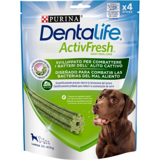 Imagem de Snack para Cão Active Fresch Dental Largue DENTALIFE emb.142g