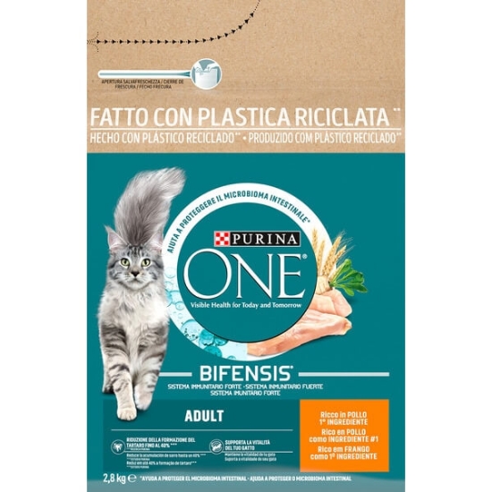 Imagem de Alimento Seco para Gato Adulto sabor Frango PURINA ONE emb.2,8kg