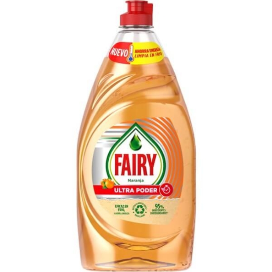 Imagem de Detergente de Lavagem à Mão para Loiça Ultra Poder Laranja FAIRY emb.780ml