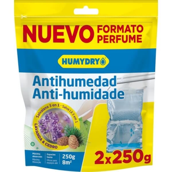 Imagem de Cabide Anti Humidade Lavanda e Pinho HUMYDRY emb.500g