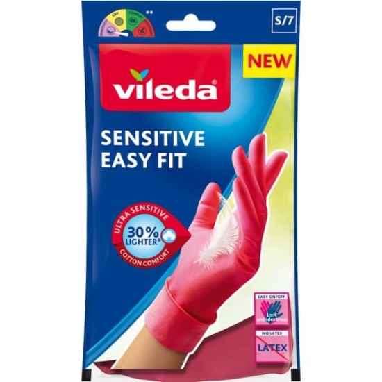 Imagem de Luvas Sensitive Easy Fit P/M VILEDA emb.1 unidade