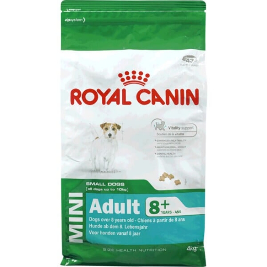 Imagem de Ração para Cão Mini Adulto a Partir dos 8 Anos com Mais 10 kg ROYAL CANIN emb.4kg