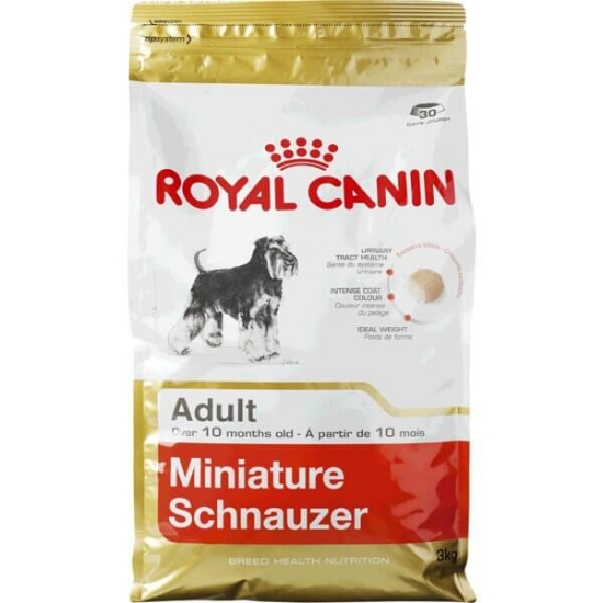 Imagem de Ração para Cão Miniature Schnauzer Adulto a Partir dos 10 Meses ROYAL CANIN emb.3kg