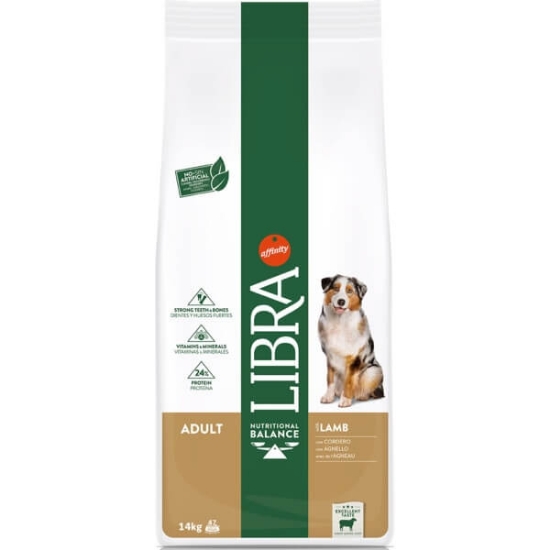 Imagem de Alimento Seco para Cão Adulto sabor Cordeiro LIBRA emb.14kg