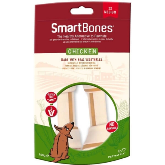 Imagem de Snack para Cão Médio sabor Galinha SMARTBONES emb.2 unidade