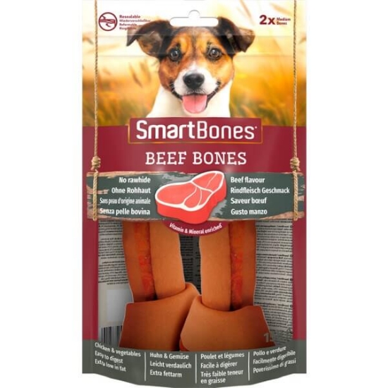 Imagem de Snack para Cão Médio sabor Carne SMARTBONES emb.2 unidade