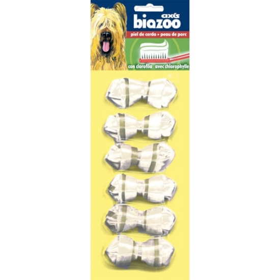 Imagem de Snack para Cão Ossos de Cordeiro com Clorofilina AXIS emb.6 unidades