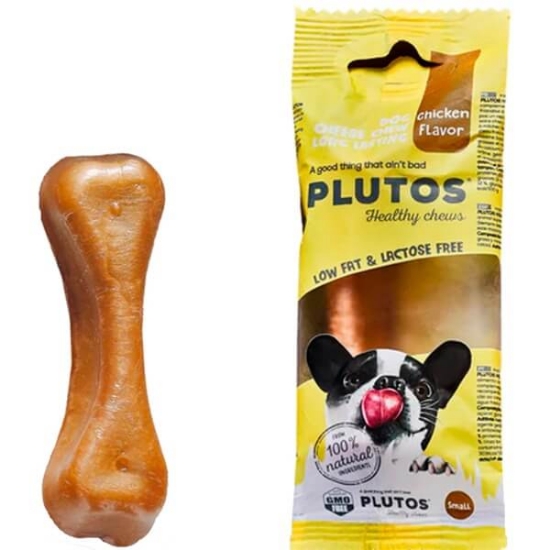 Imagem de Osso para Cão Tamanho S sabor Frango e Queijo PLUTOS emb.1 unidade