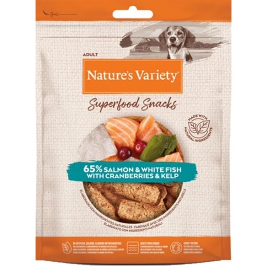 Imagem de Snack para Cão Superfood de Samão NATURE'S VARIET emb.85g