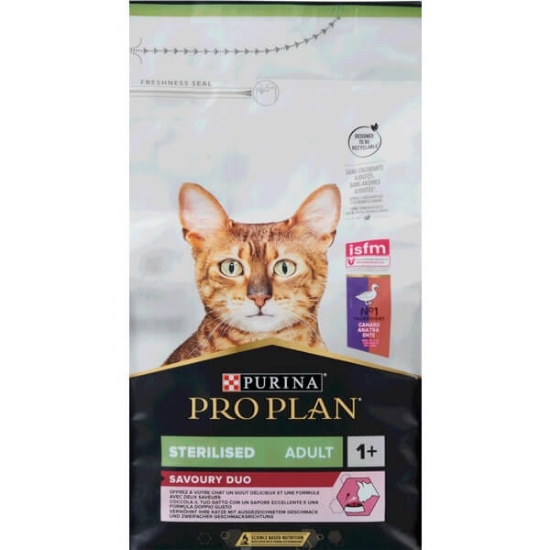 Imagem de Alimento Seco para Gato Esterilizado Pato e Fígado PURINA PRO PLAN emb.1,5kg