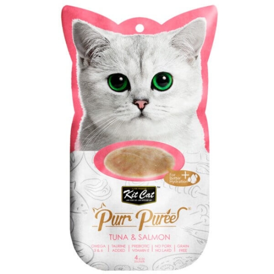 Imagem de Snack para Gatos Atum e Salmão KIT CAT emb.60g