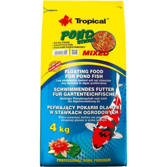 Imagem de Alimento para Peixe Pond Stik Mixed TROPICAL emb.1L