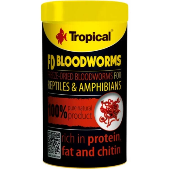 Imagem de Alimento para Repteis FD Bloodworms TROPICAL emb.100ml