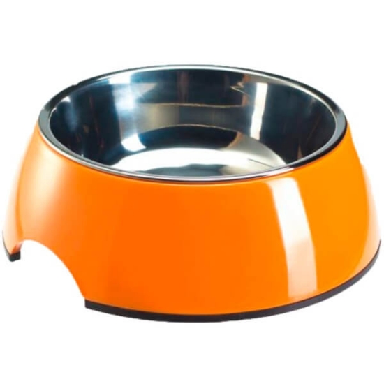 Imagem de Comedor para Cão Melamina Laranja 18 cm HUNTER emb.1 unidade