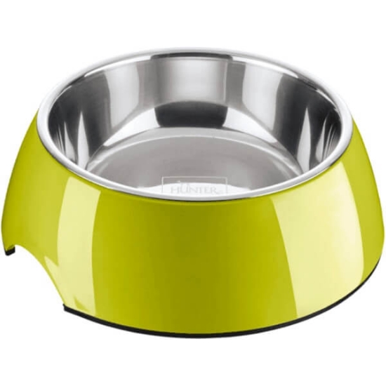 Imagem de Comedor para Cão Melamina Amarelo 22 cm HUNTER emb.1 unidade