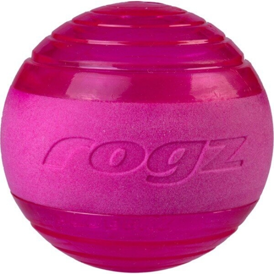 Imagem de Brinquedo para Cão Bola Rosa Squeekz ROGZ emb.1 unidade