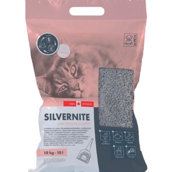 Imagem de Areia para Gato 100% Bentonite Baby Power Litter M-PETS emb.10kg