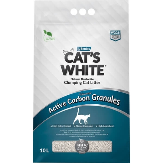 Imagem de Areia Bentonite Active Carbon Granules CAT'S WHITE emb.10L