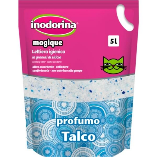 Imagem de Areia para Gato Magique Talco INODORINA emb.5L