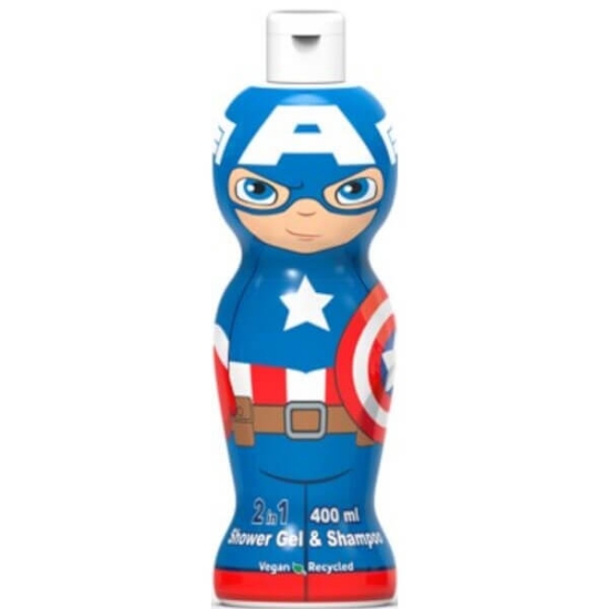 Imagem de Gel & Shampoo CAPITAN AMERICA emb.400ml