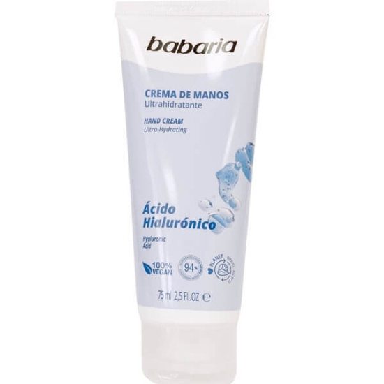 Imagem de Creme de Mãos com Ácido Hialuronico BABARIA emb.75ml