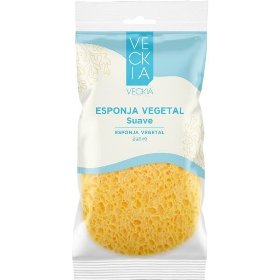 Imagem de Esponja Desmaquilhante Vegetal bolsa VECKIA 1 unidade