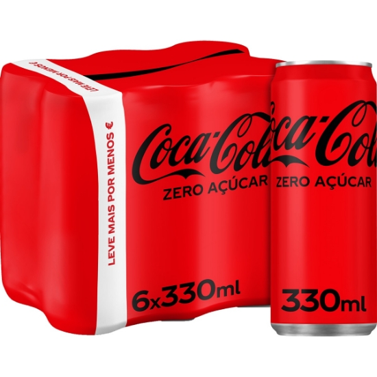 Imagem de Refrigerante com Gás sem Açúcar COCA-COLA emb.6x33cl