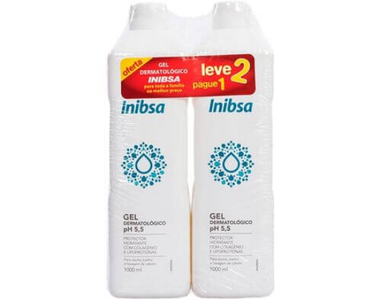 Imagem de Gel Banho Dermatologico Leve 2 Pague 1 INIBSA 2x1L