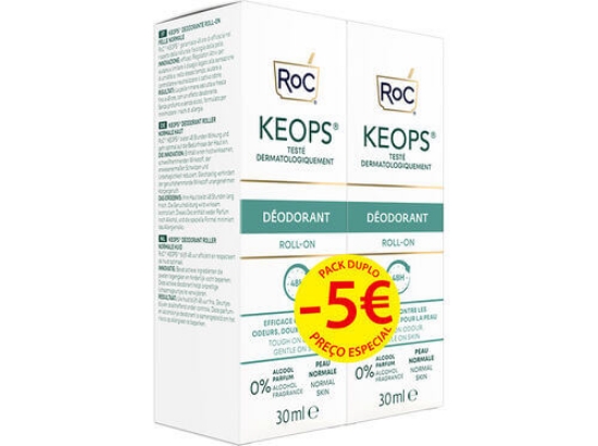 Imagem de Desodorizante Keops Roll-On ROC 2x30ml