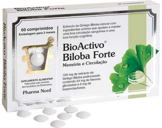 Imagem de Suplemento Biloba Forte BIOACTIVO 60un
